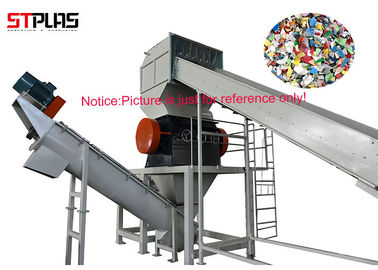 HDPE semiautomático que recicla a planta de reciclagem do recipiente plástico do PE dos PP da máquina