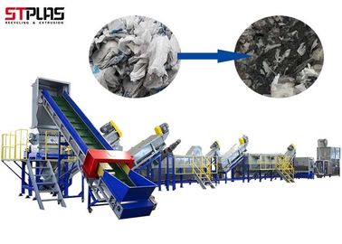 O filme plástico do OEM que lava reciclando o PE Waste da máquina/PP tecido ensaca a linha de lavagem