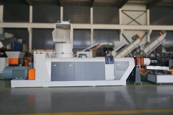 máquina plástica da extrusora do único parafuso plástico do desperdício de 400kg/Hr LLDPE
