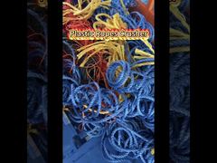 Triturador de corda de plástico HDPE PE para serviço pesado 200-500kg/h