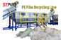 Linha 60mm de reciclagem agrícolas 1500kg/H da lavagem do filme do PE dos PP da eficiência