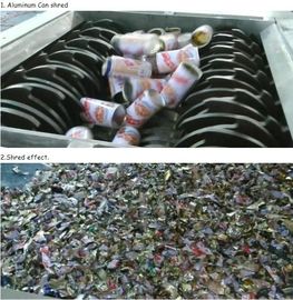 Máquina plástica da retalhadora da sucata Waste para a lata da lata de alumínio/UBC