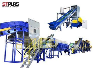 ANIMAL DE ESTIMAÇÃO plástico semiautomático do esmagamento e da máquina de lavar que recicla a máquina