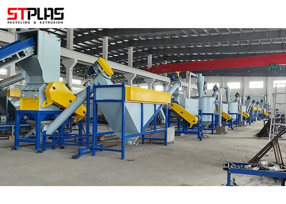 Lavagem de garrafa do animal de estimação de 180KW 500kg/H que recicla a linha