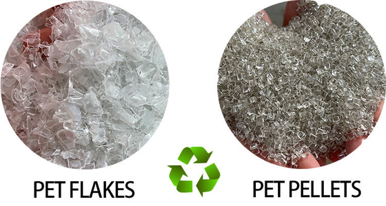 O animal de estimação de gerencio do HDPE do Co lasca-se máquina plástica do granulador