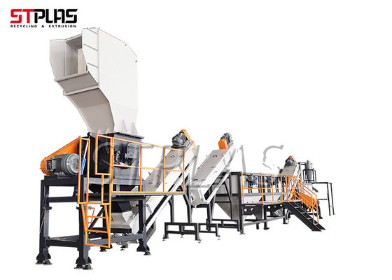 Linha de Lavagem HDPE SUS304 156kw 1000kg/H para Tambores/Garrafas/Cestos/Barris